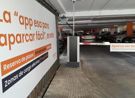 Imagen de entrada a parking