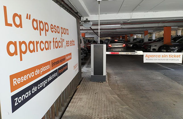 Imagen de entrada a parking